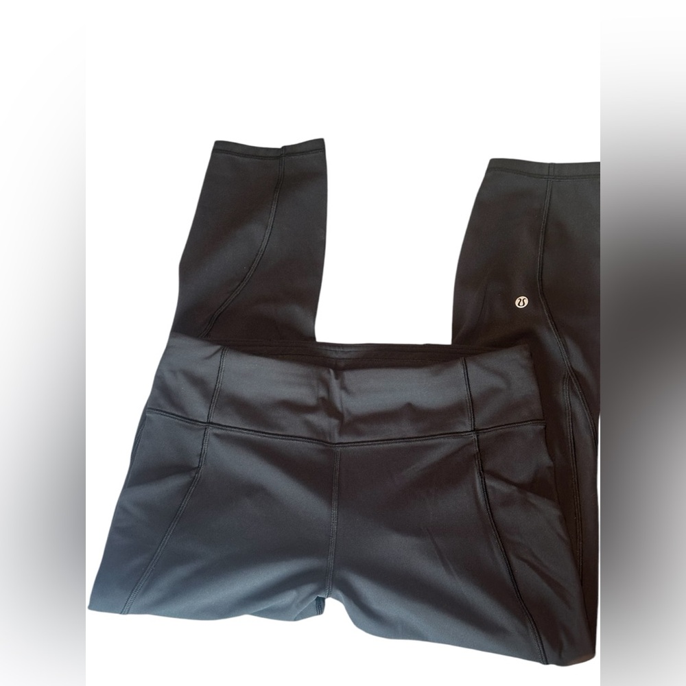 Lululemon Black time to sweat leggings
